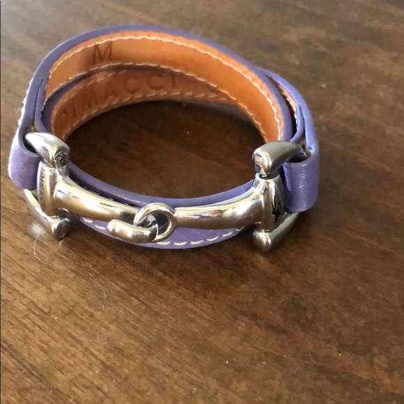 Dimacci Leather Horse Bit Bracelet